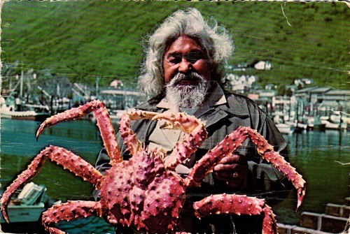 Alaska joe postcard photo - postcard,
