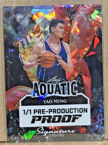 Yao ming 2025 leaf signature - ming,